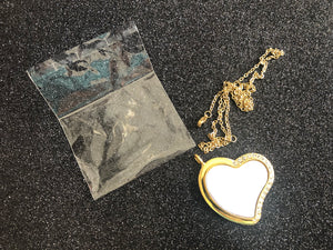 Gold Hanging Heart Chain